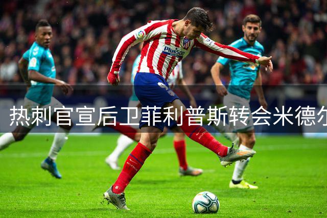 热刺官宣后卫菲利普斯转会米德尔斯堡