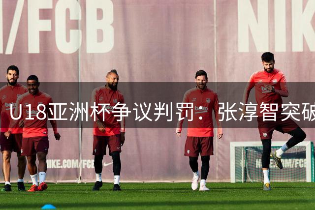 U18亚洲杯争议判罚：张淳智突破得分遭判进攻犯规取消